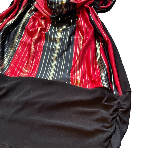 Y2K Red and Black Halter Top - Picture 3 of 5